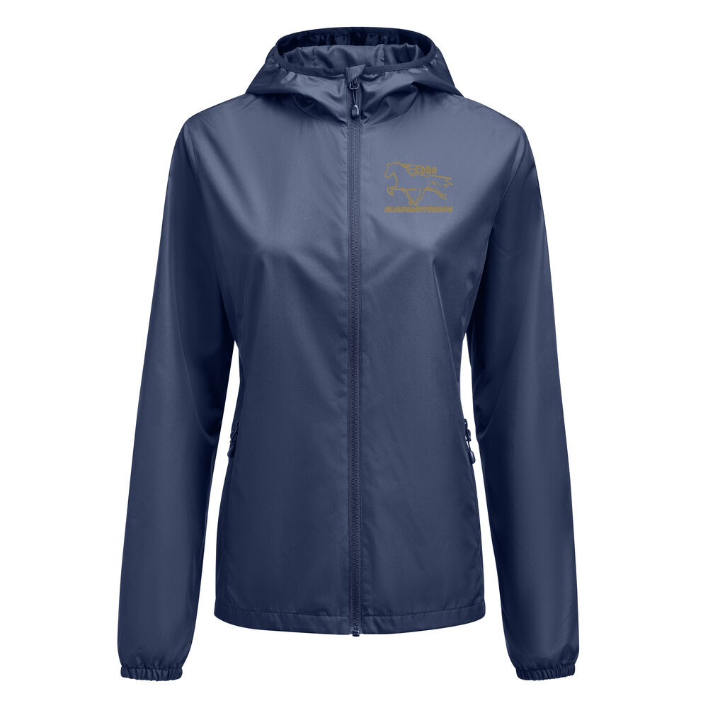 Printer Grab Lady Windbreaker Navy