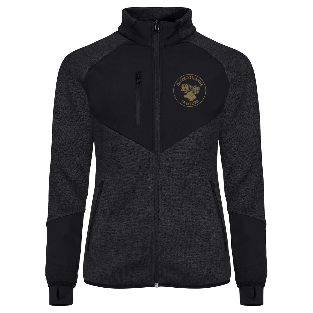 Haines Fleece Jacka Dam Svart