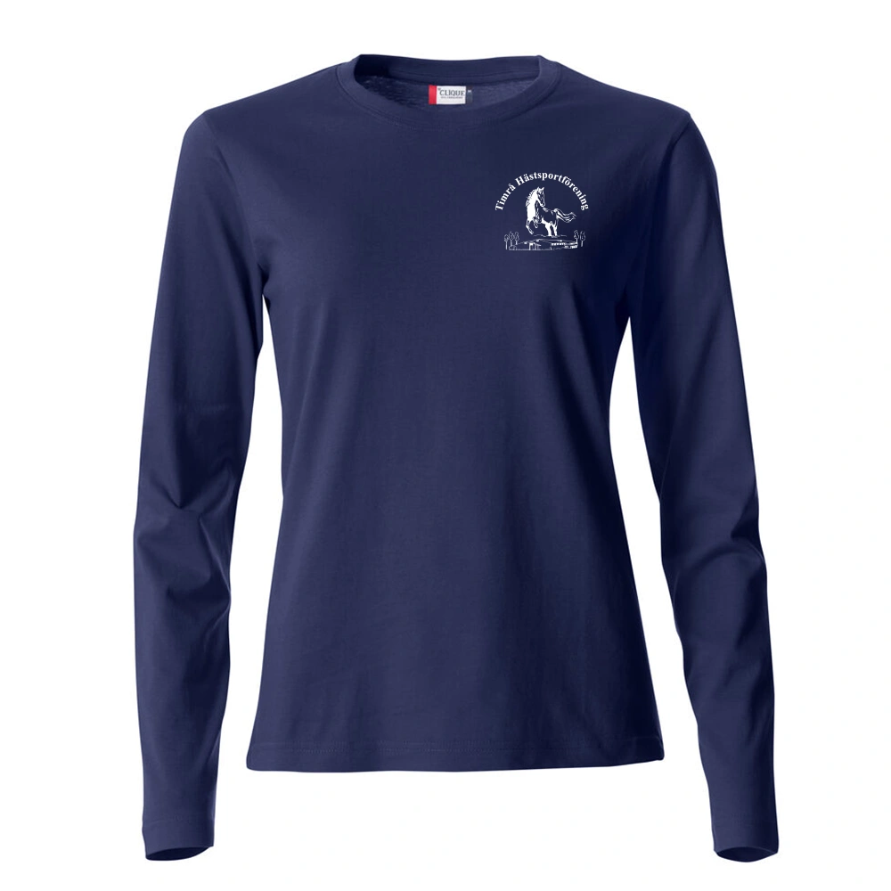Basic-T L/S Ladies Dark Navy