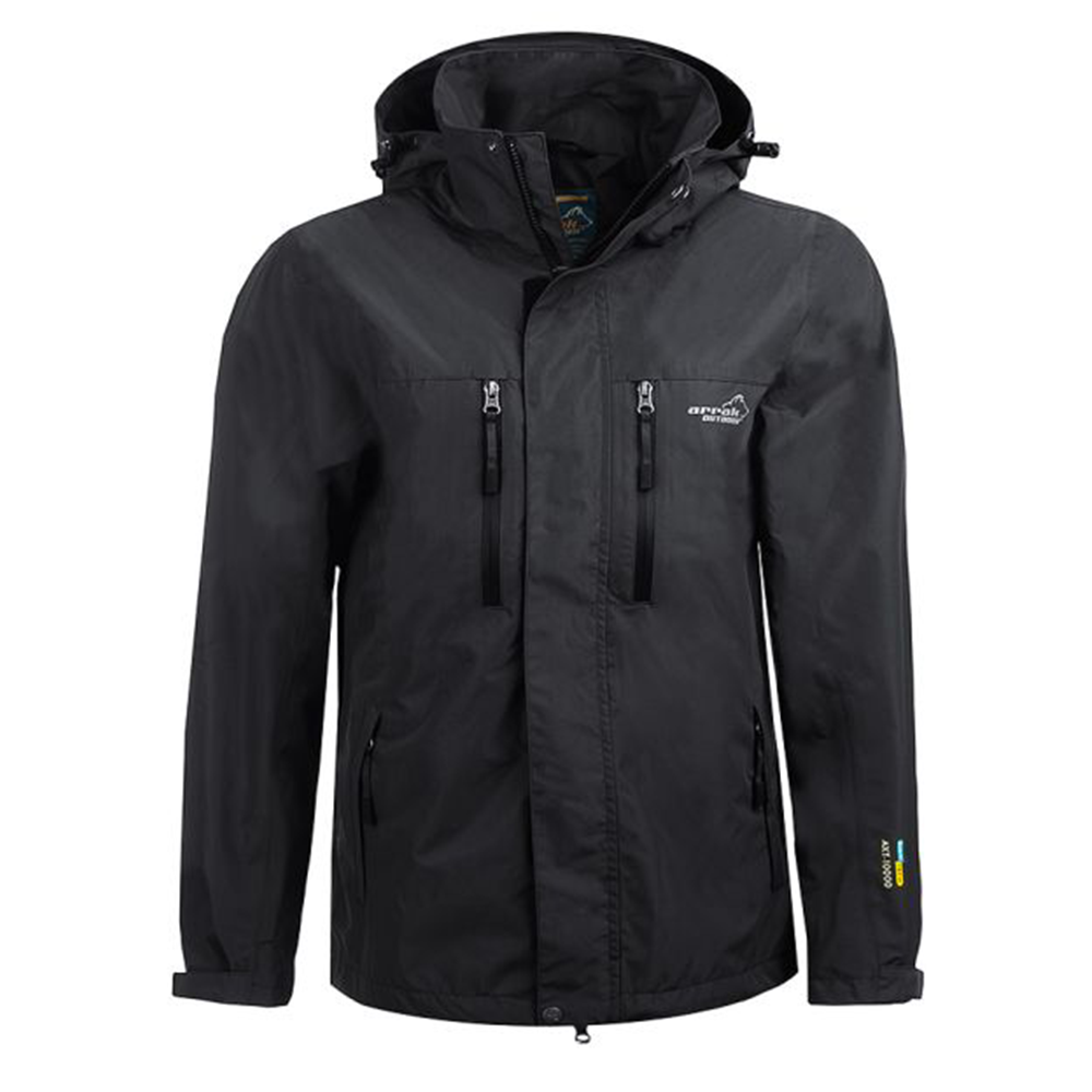 Arrak Rain jacket M Black