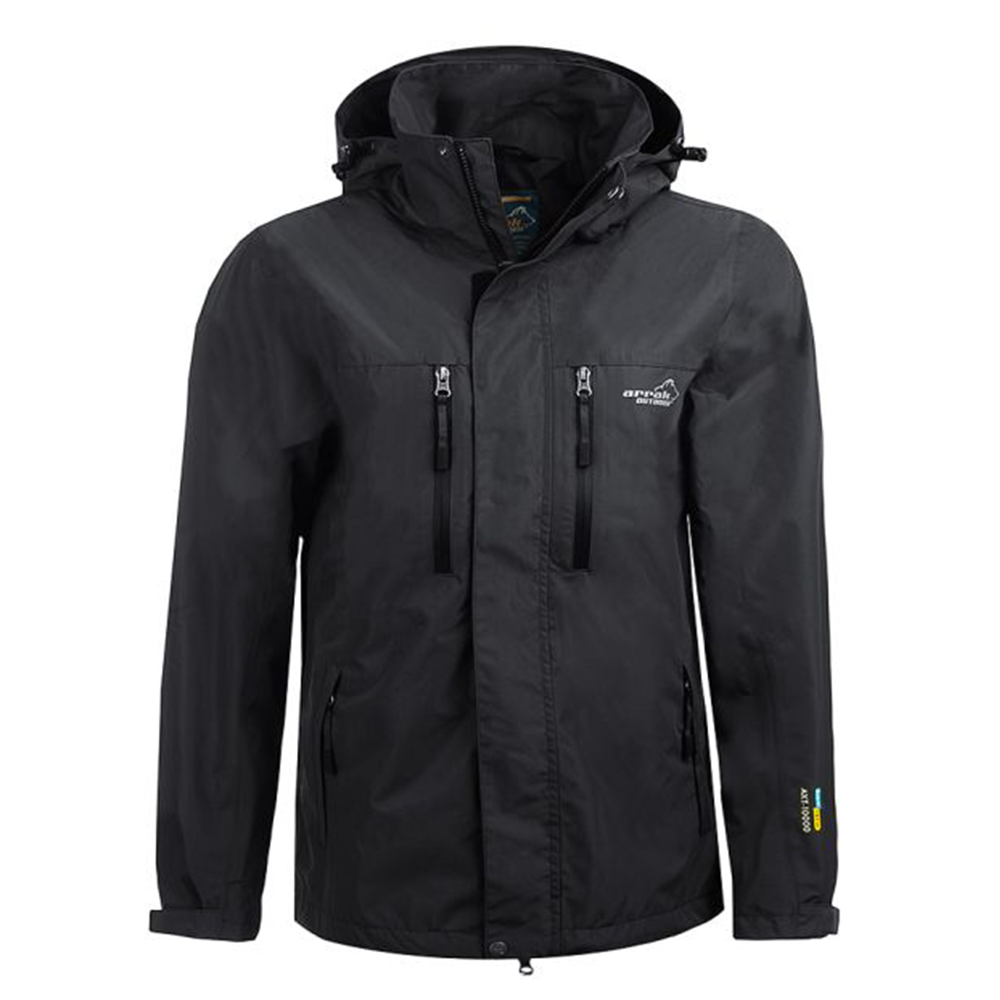 Arrak Rain jacket M Black
