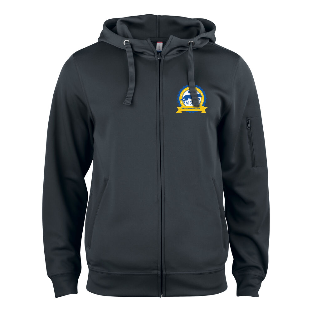 Basic Active Hoody FZ Svart