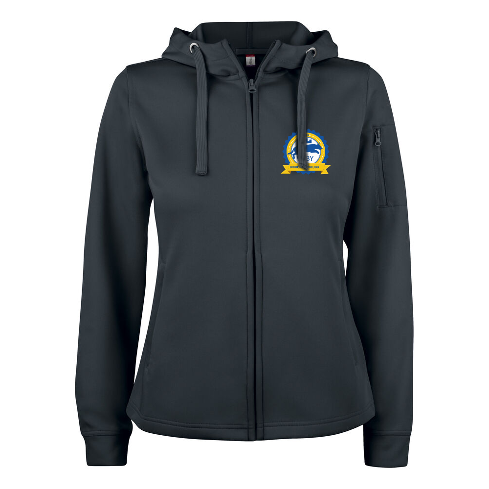 Basic Active Hoody FZ W Svart