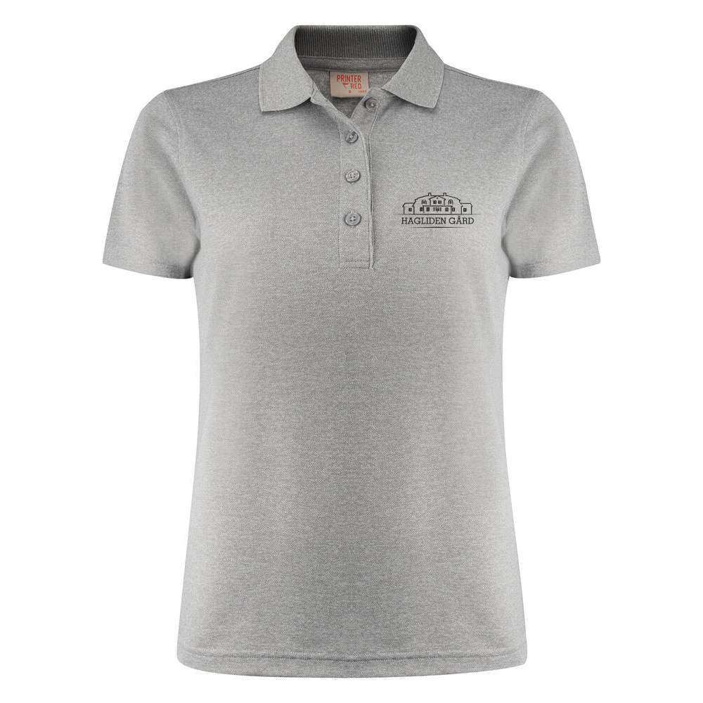 Printer Smash Lady Polo Grey melange