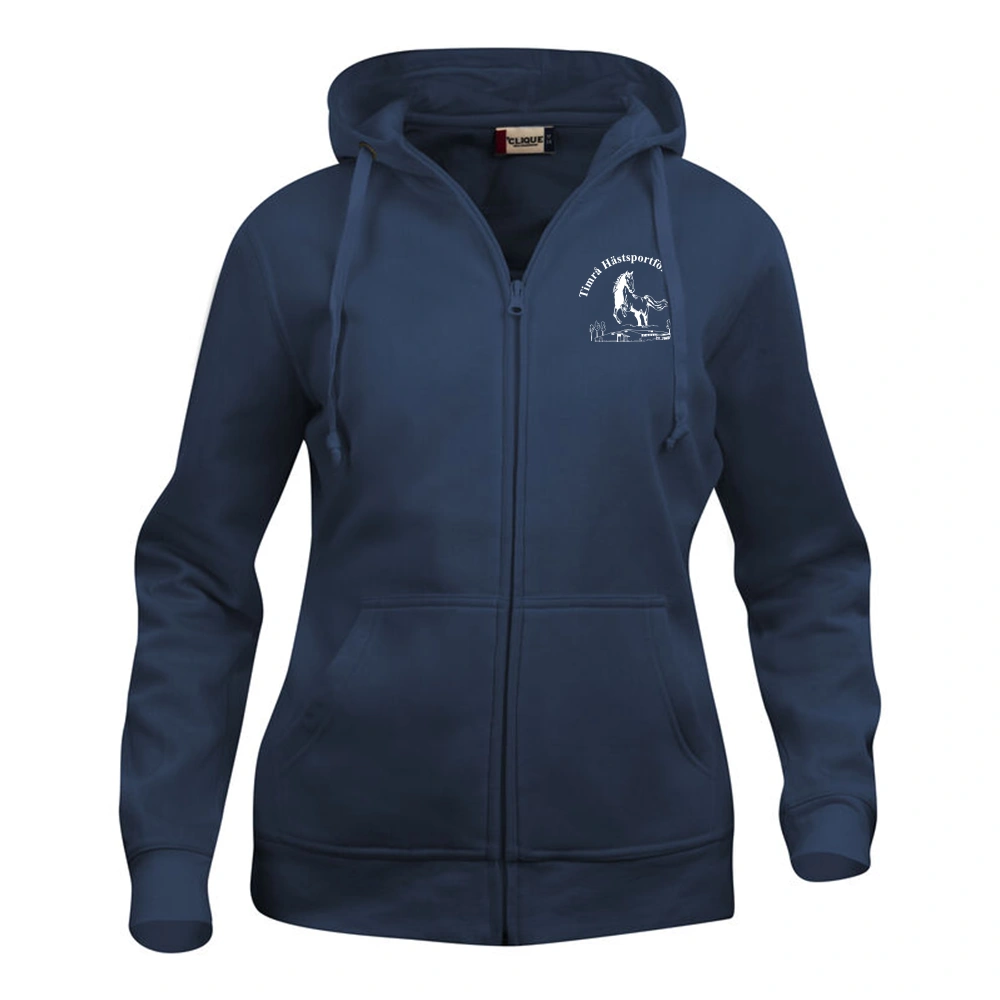 Basic Hoody FZ Dam Mörk Marin