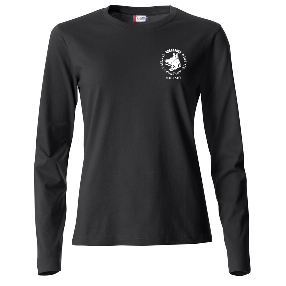 Basic-T L/S Ladies Black