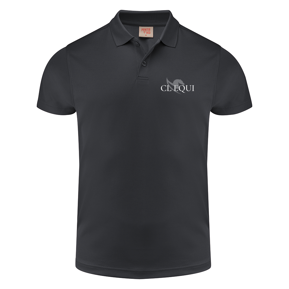 Printer Smash Polo Black