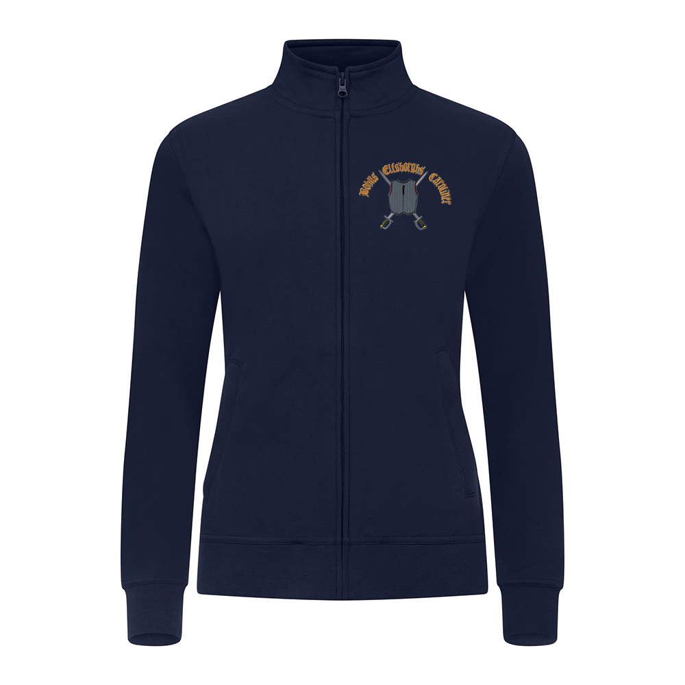 Basic Cardigan Dam Mörk Marin