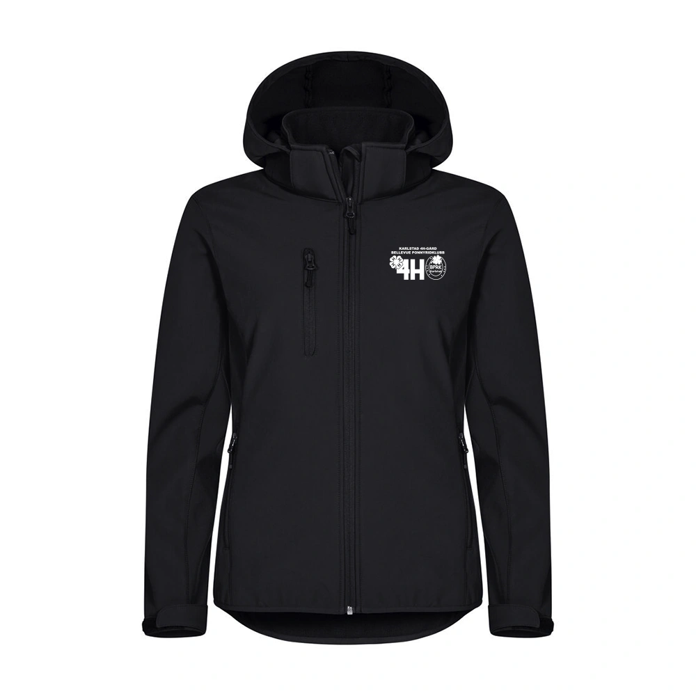 Classic Softshell Hoody W Svart