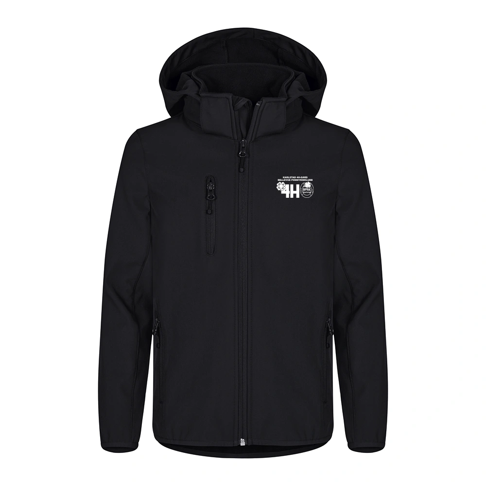 Classic Softshell Jkt Jr Svart