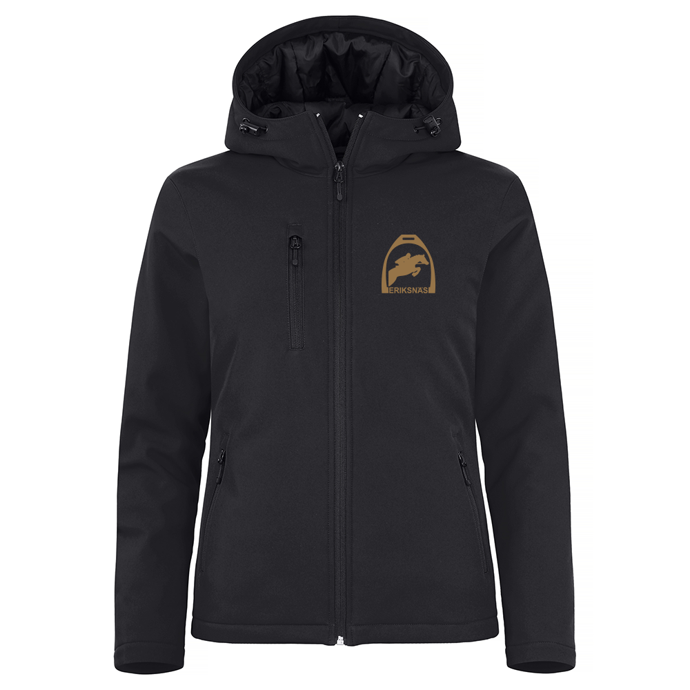 Padded Hoody Softshell Ladies Svart