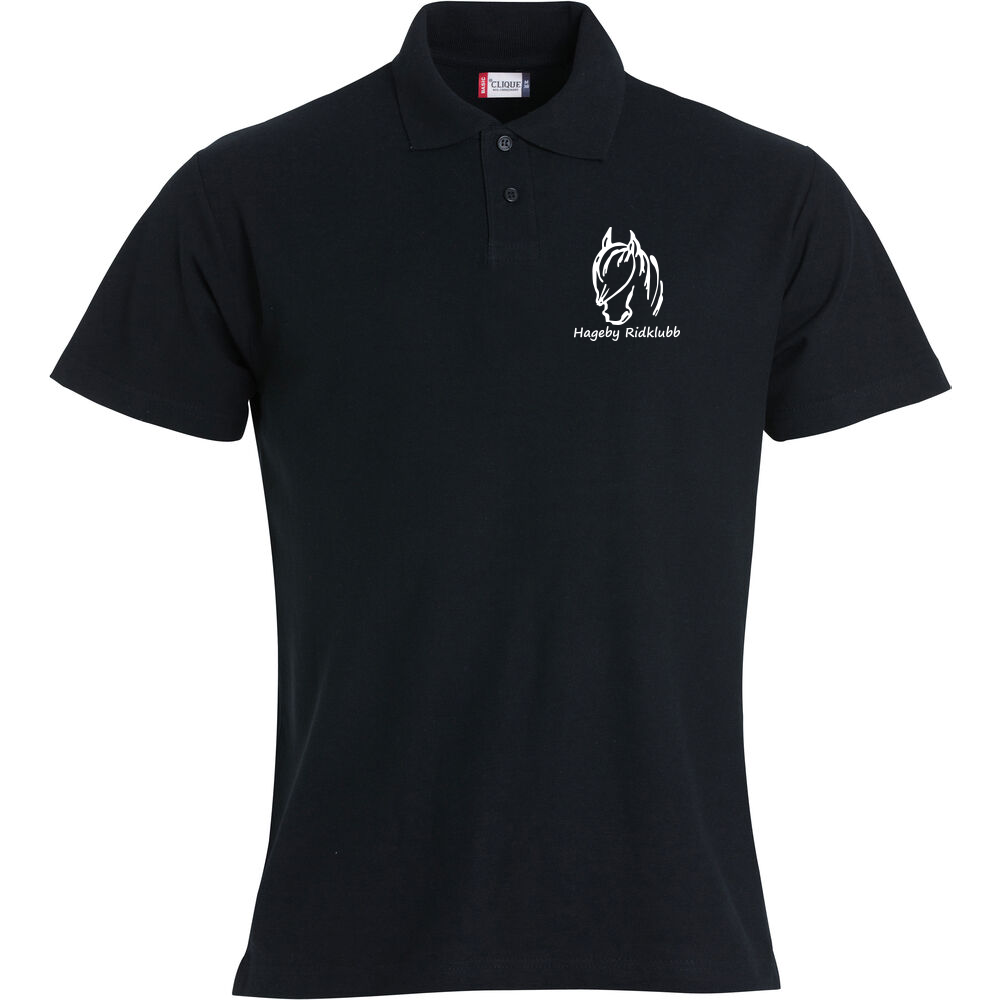 Basic Polo S/S Junior Svart