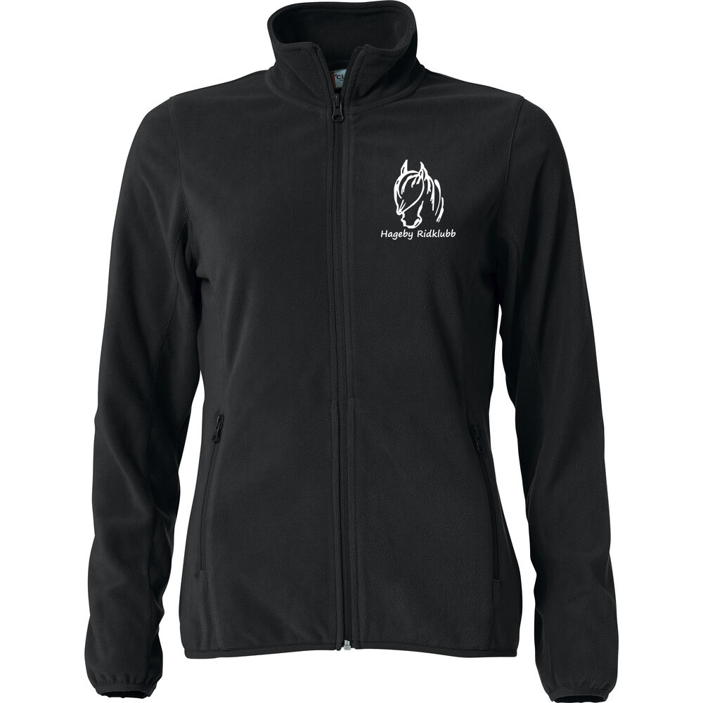 Basic Microfleecejacka Dam Svart