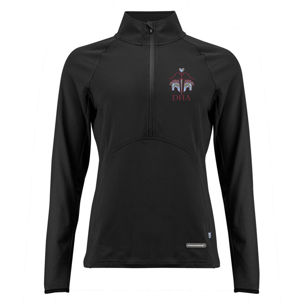 Adapt Half Zip Ladies Black