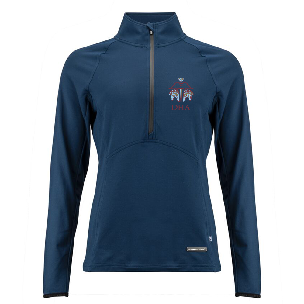 Adapt Half Zip Ladies Dark Navy