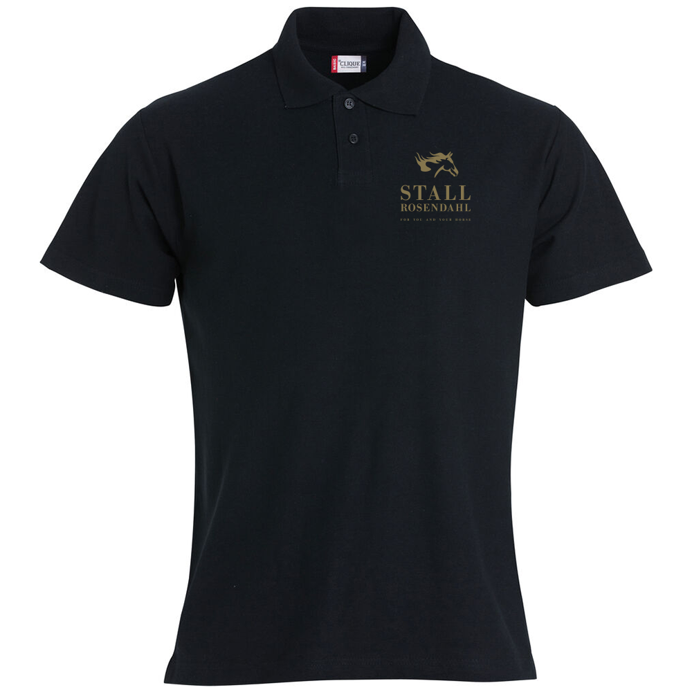 Basic Polo S/S Junior Svart