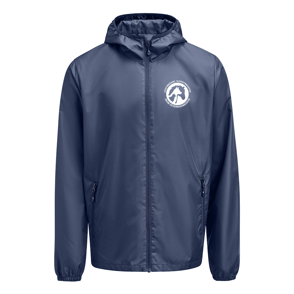 Printer Grab Windbreaker Navy