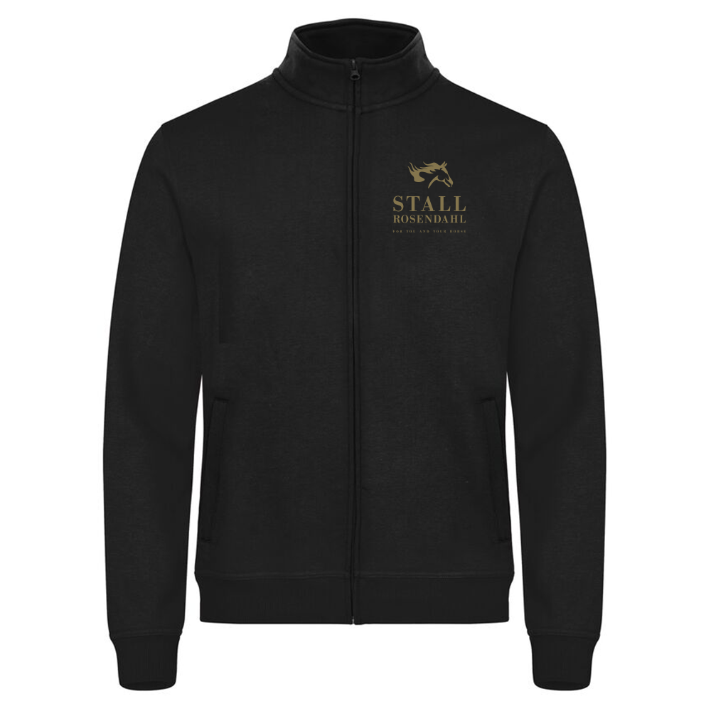 Basic Cardigan Herr Svart