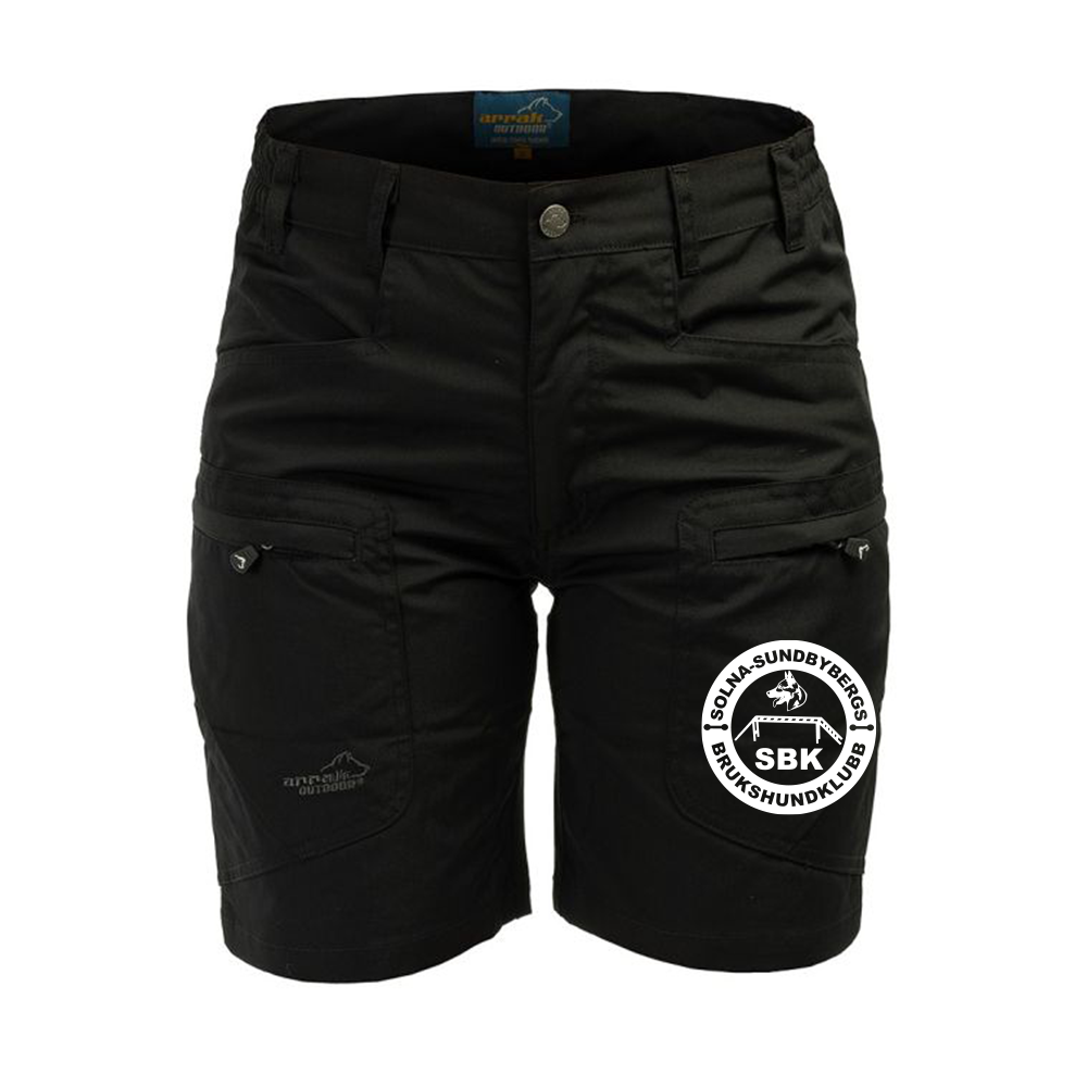 Active Stretch Shorts W Black