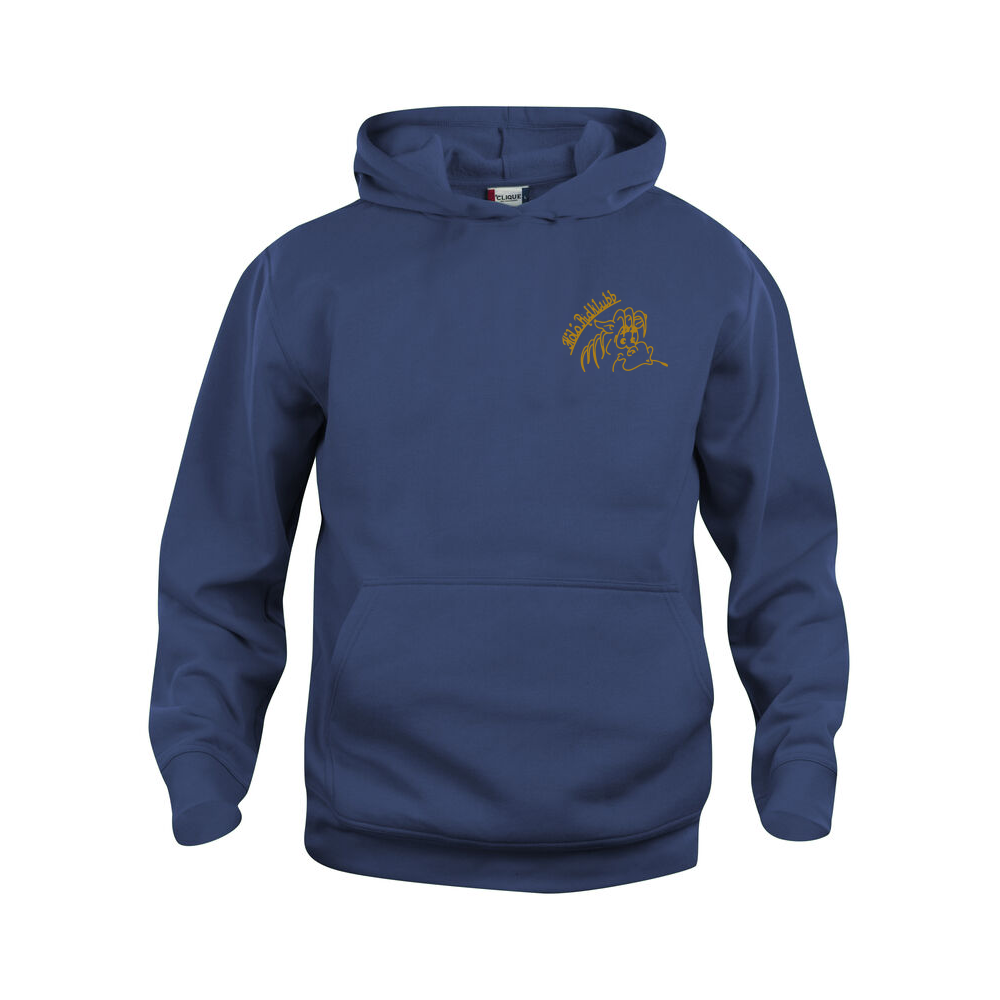 Basic Hoody JR Mörk Marin