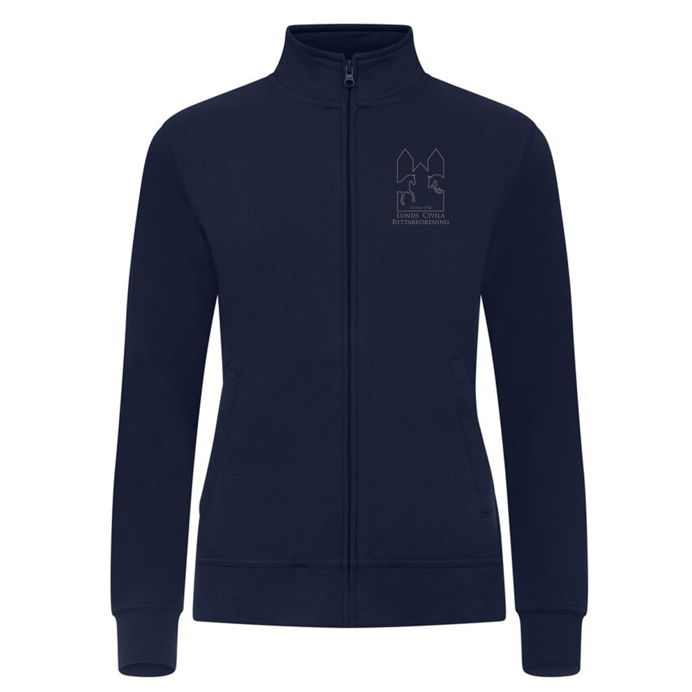 Basic Cardigan Dam Mörk Marin