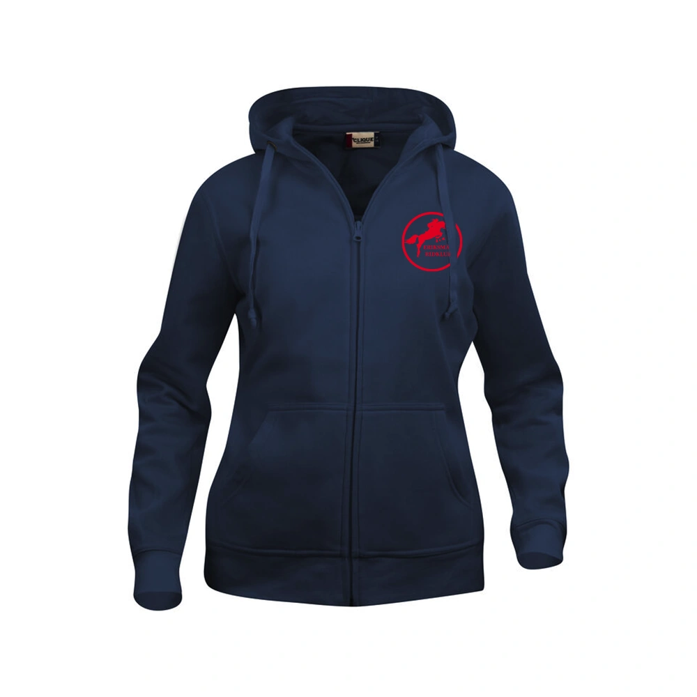 Basic Hoody FZ Dam Mörk Marin