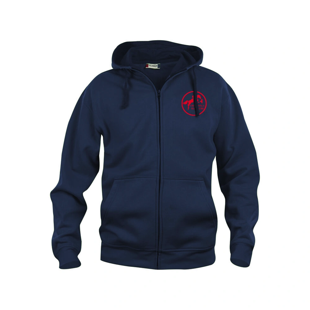 Basic Hoody FZ Herr Mörk Marin
