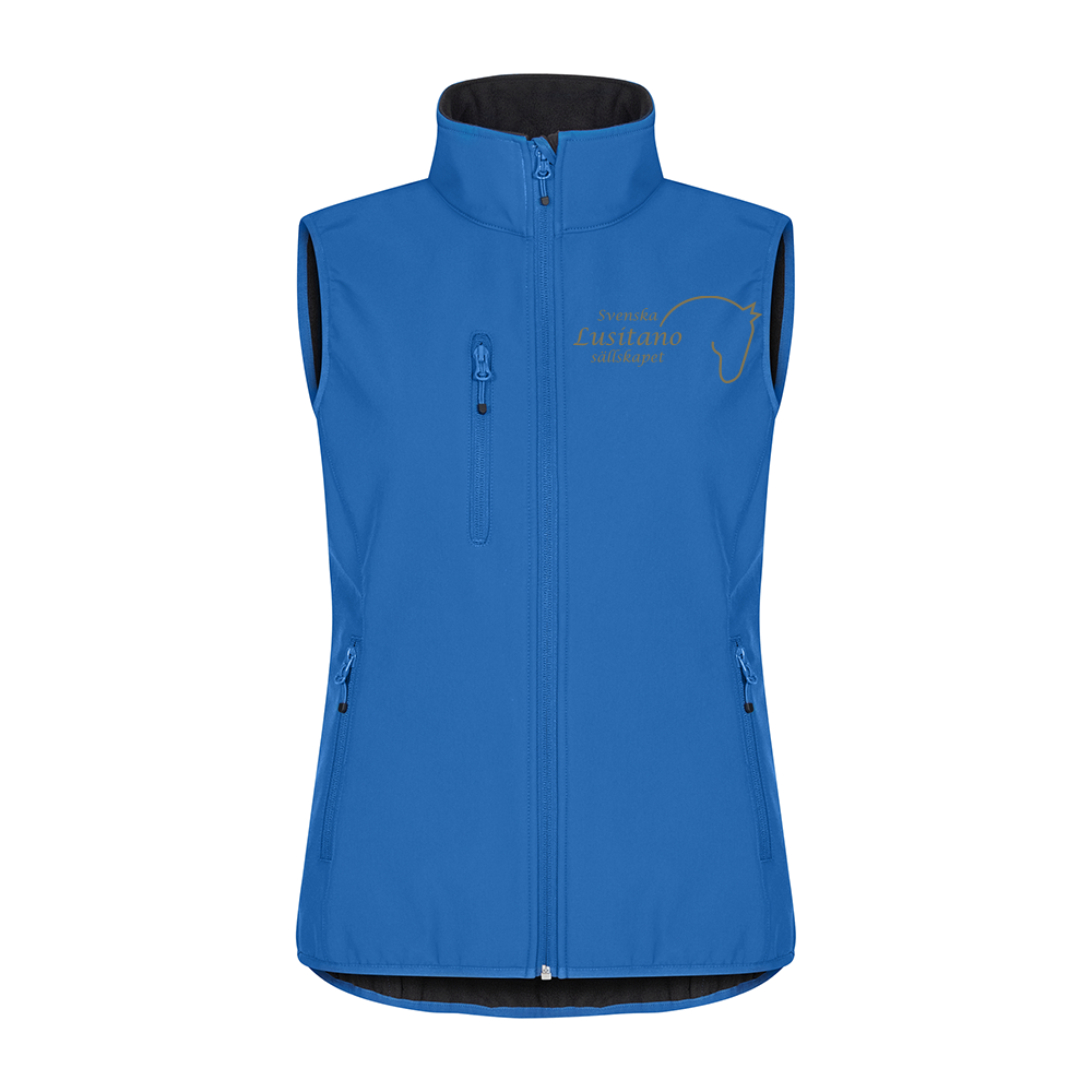 Classic Softshell Vest W Royal