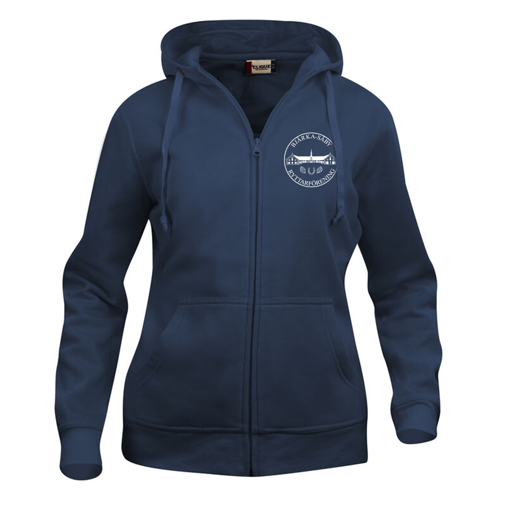 Basic Hoody FZ Dam Mörk Marin