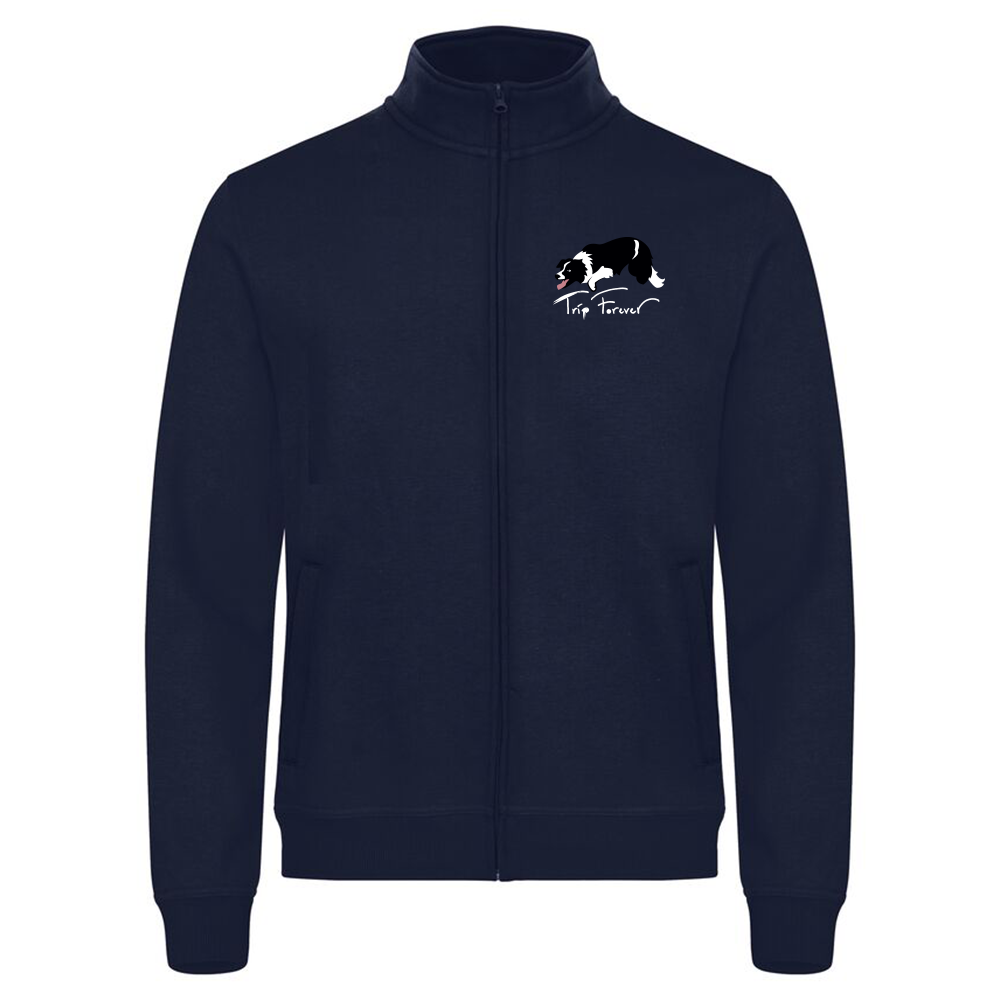 Basic Cardigan Herr Mörk Marin