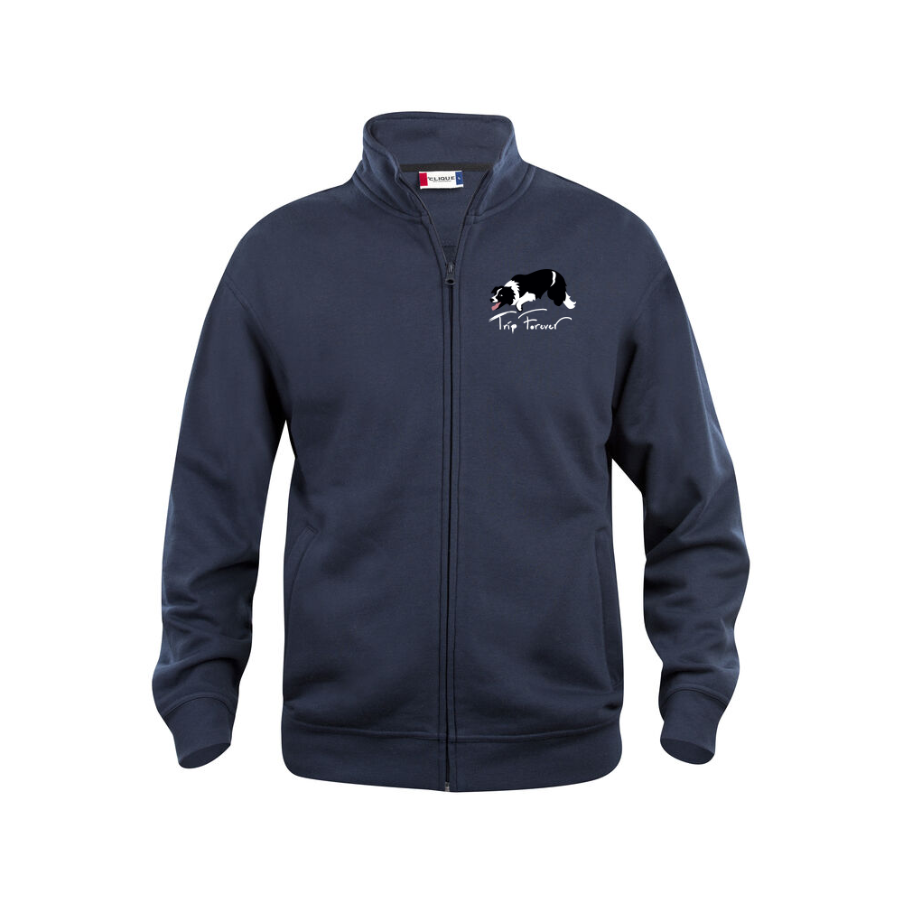 Basic Cardigan JR Mörk Marin