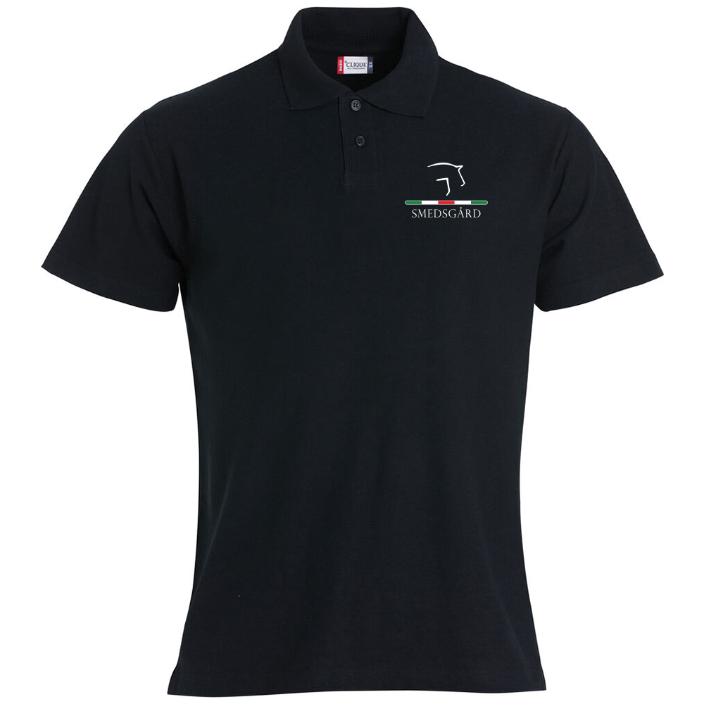 Basic Polo S/S Junior Svart