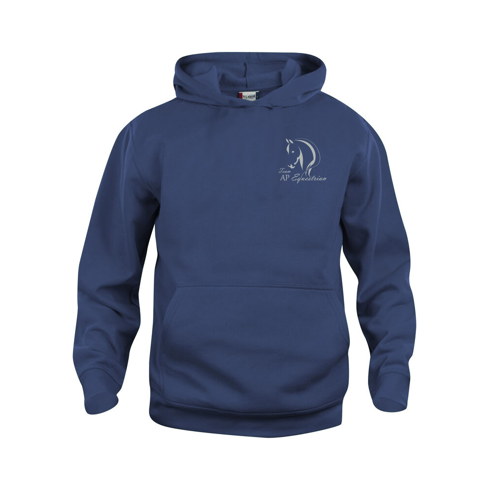 Basic Hoody JR Mörk Marin