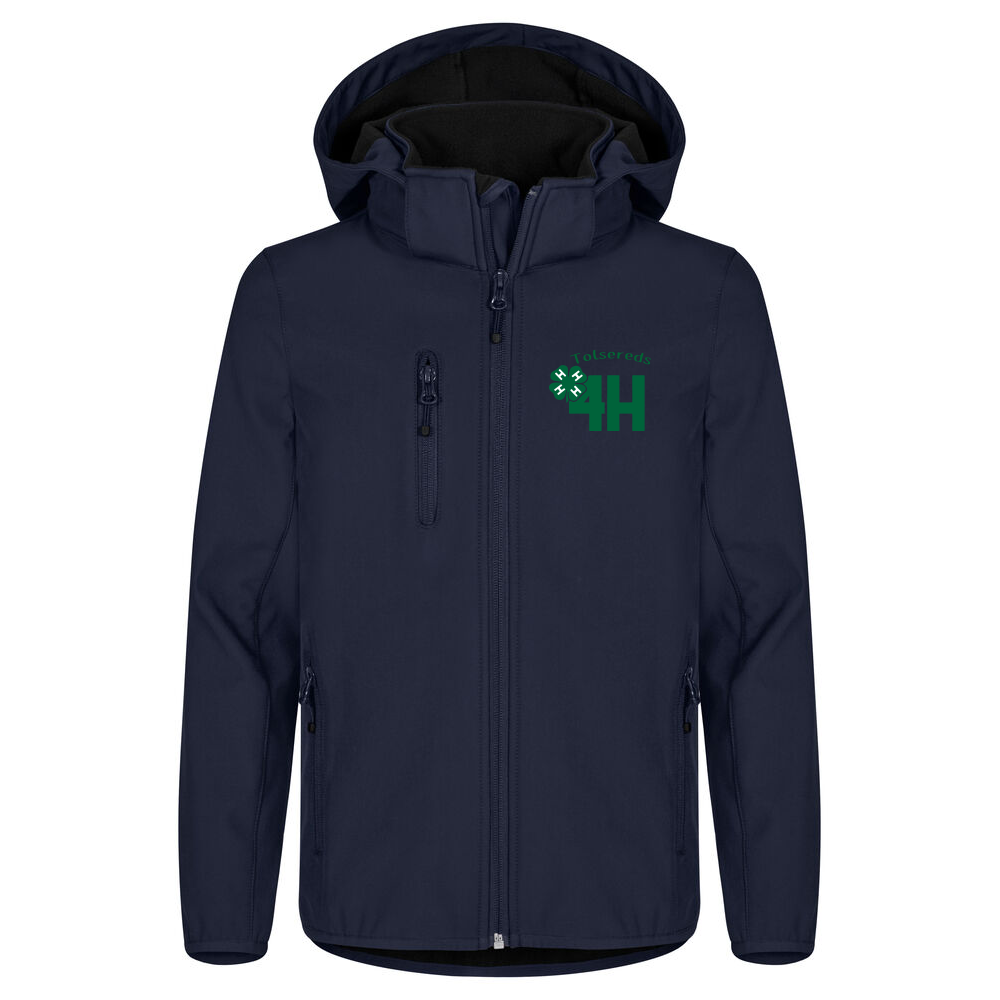 Classic Softshell Jkt Jr Mörk Marin