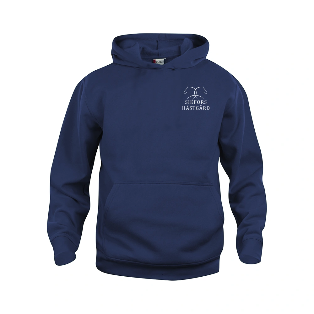 Basic Hoody JR Mörk Marin