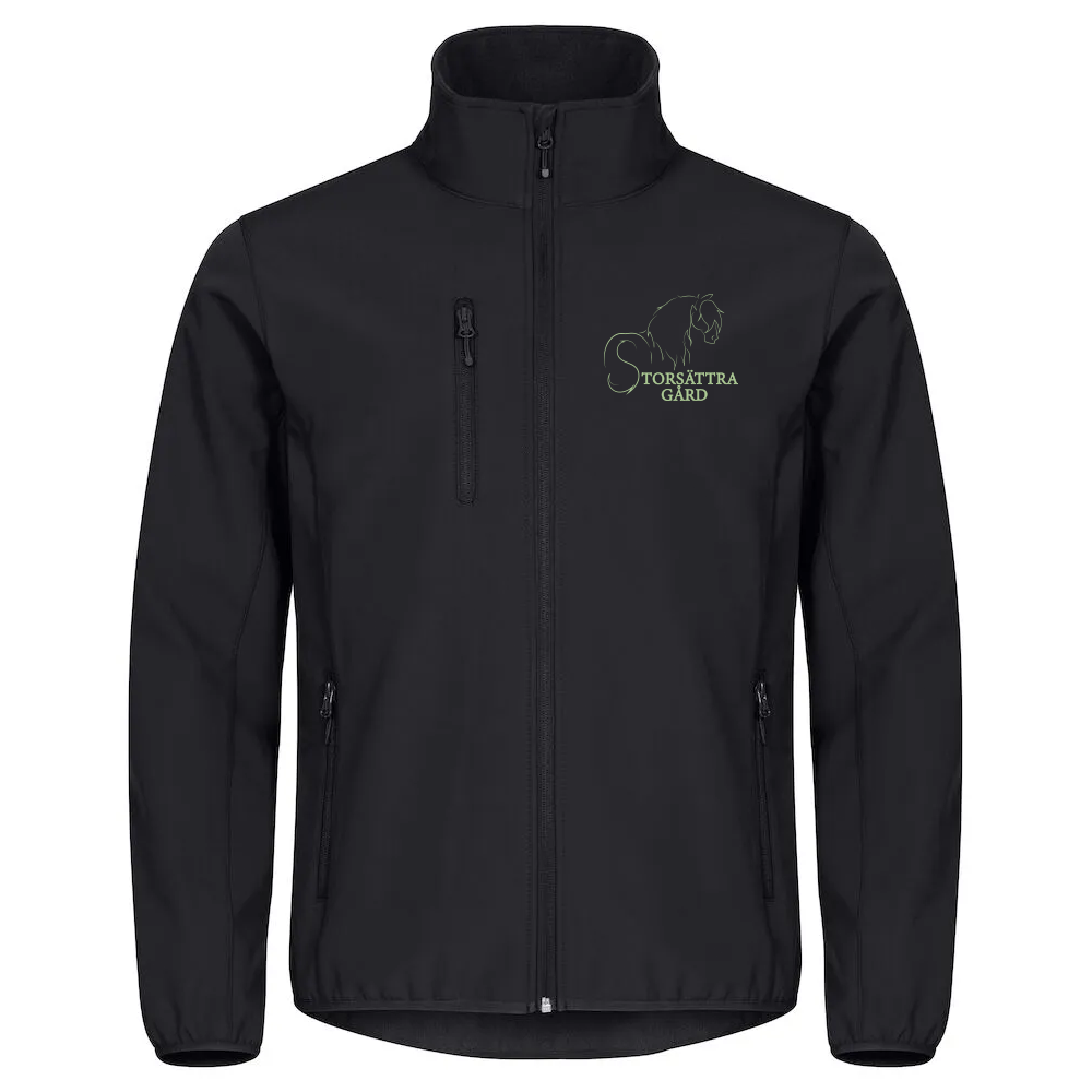 Classic Softshell Jkt M Svart