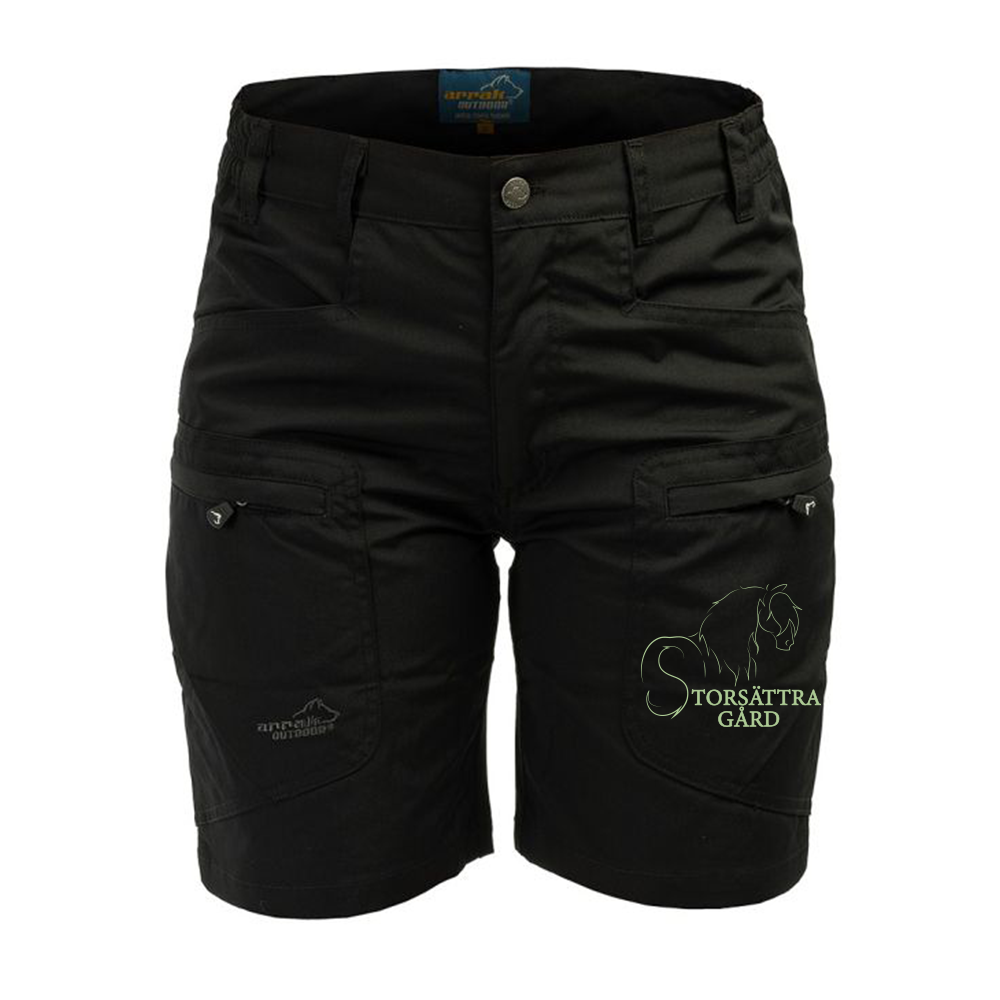 Active Stretch Shorts W Black