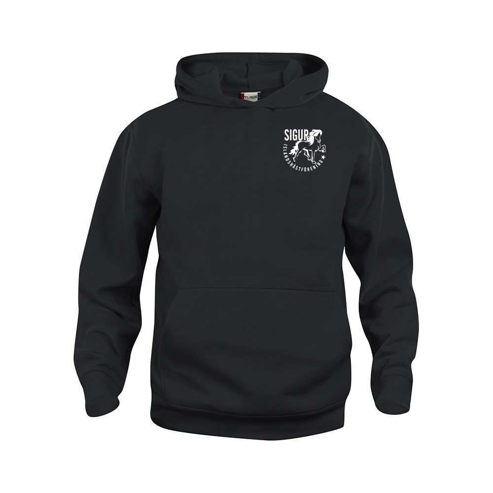 Basic Hoody JR Svart