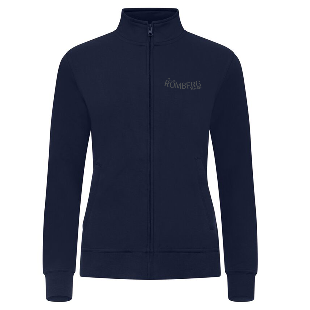Basic Cardigan Dam Mörk Marin