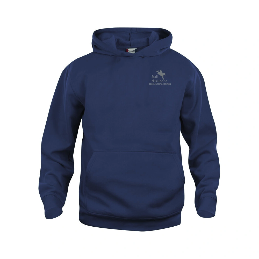 Basic Hoody JR Mörk Marin