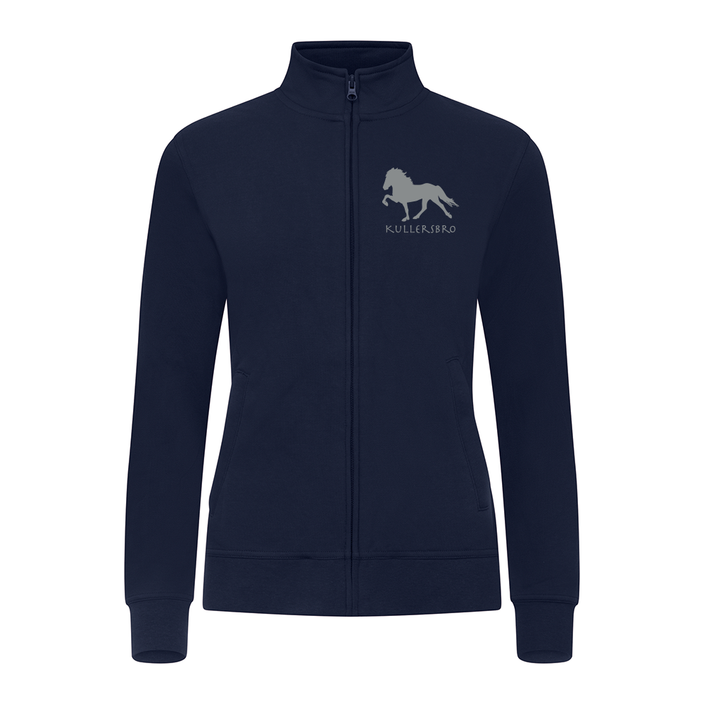 Basic Cardigan Dam Mörk Marin
