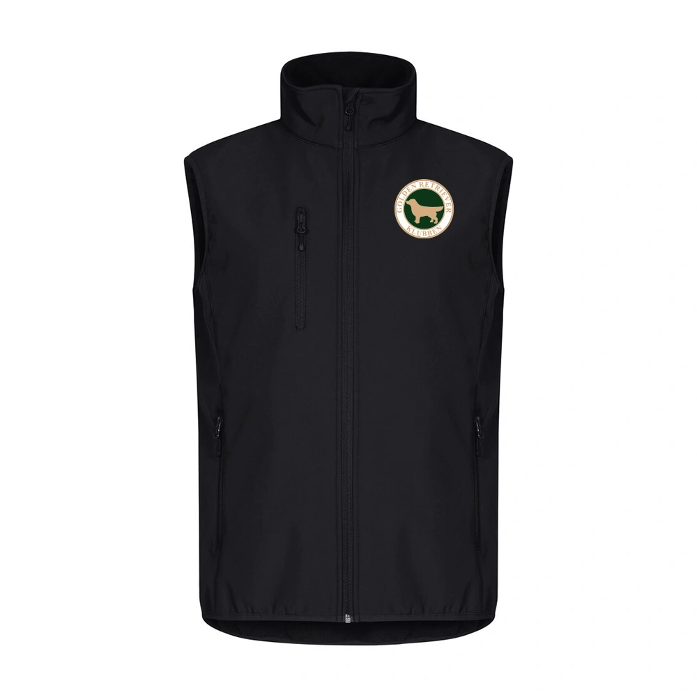 Classic Softshell Vest M Svart