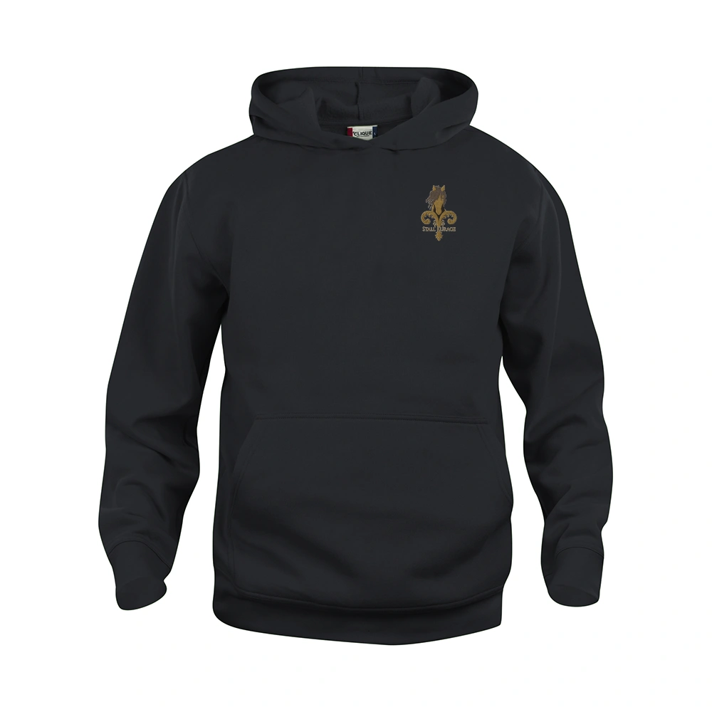 Basic Hoody JR Svart