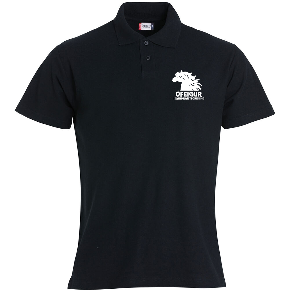 Basic Polo S/S Junior Svart