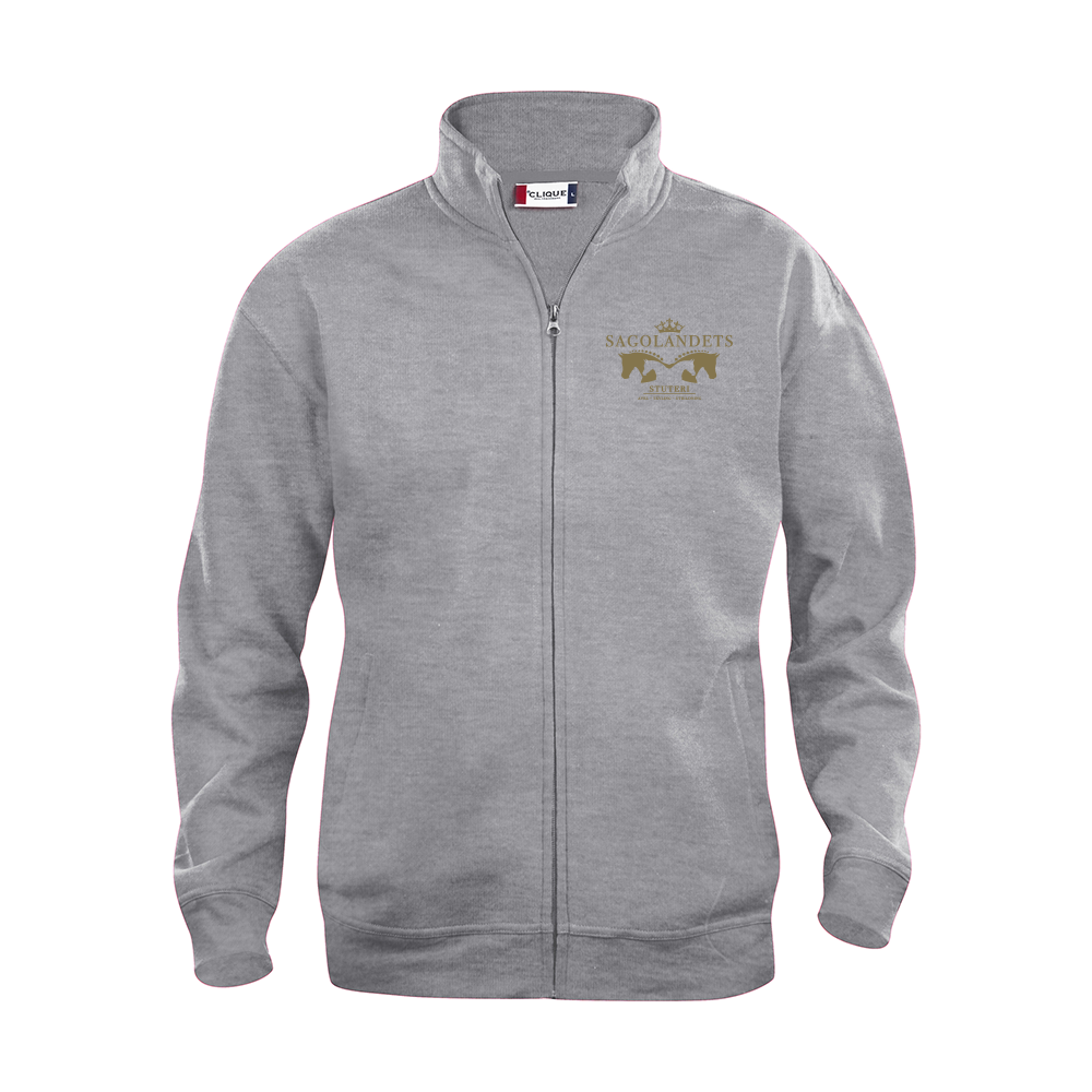 Basic Cardigan JR Gråmelerad