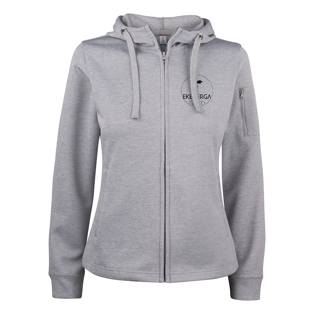 Basic Active Hoody FZ W Gråmel