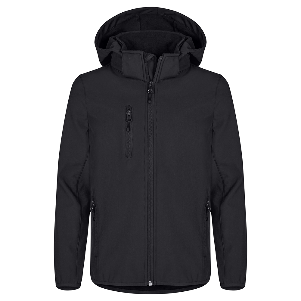 Classic Softshell Jkt Jr Svart
