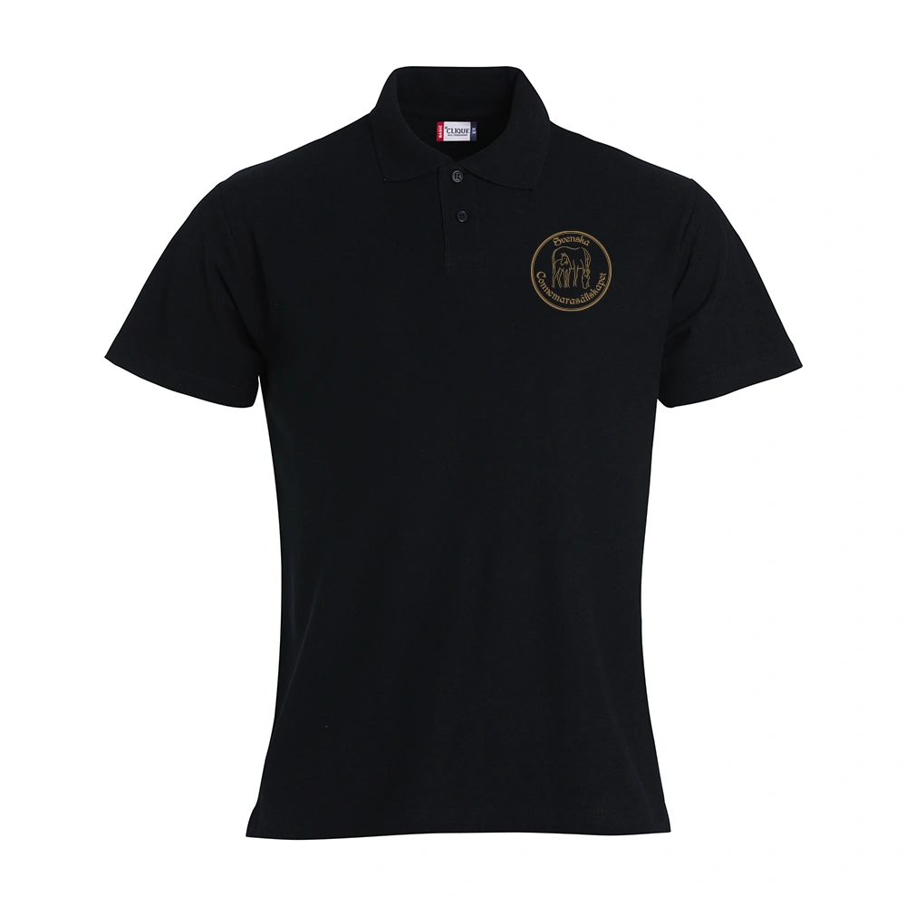 Basic Polo S/S Junior Svart