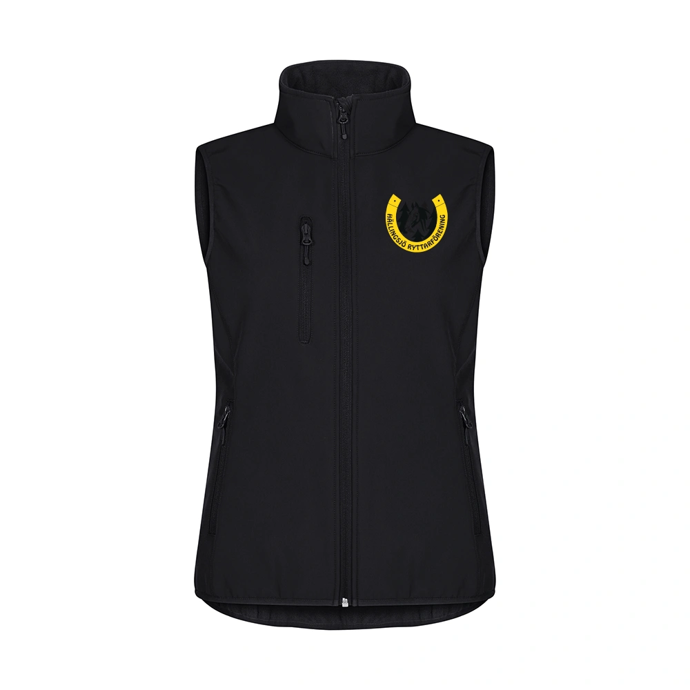 Classic Softshell Vest W Svart
