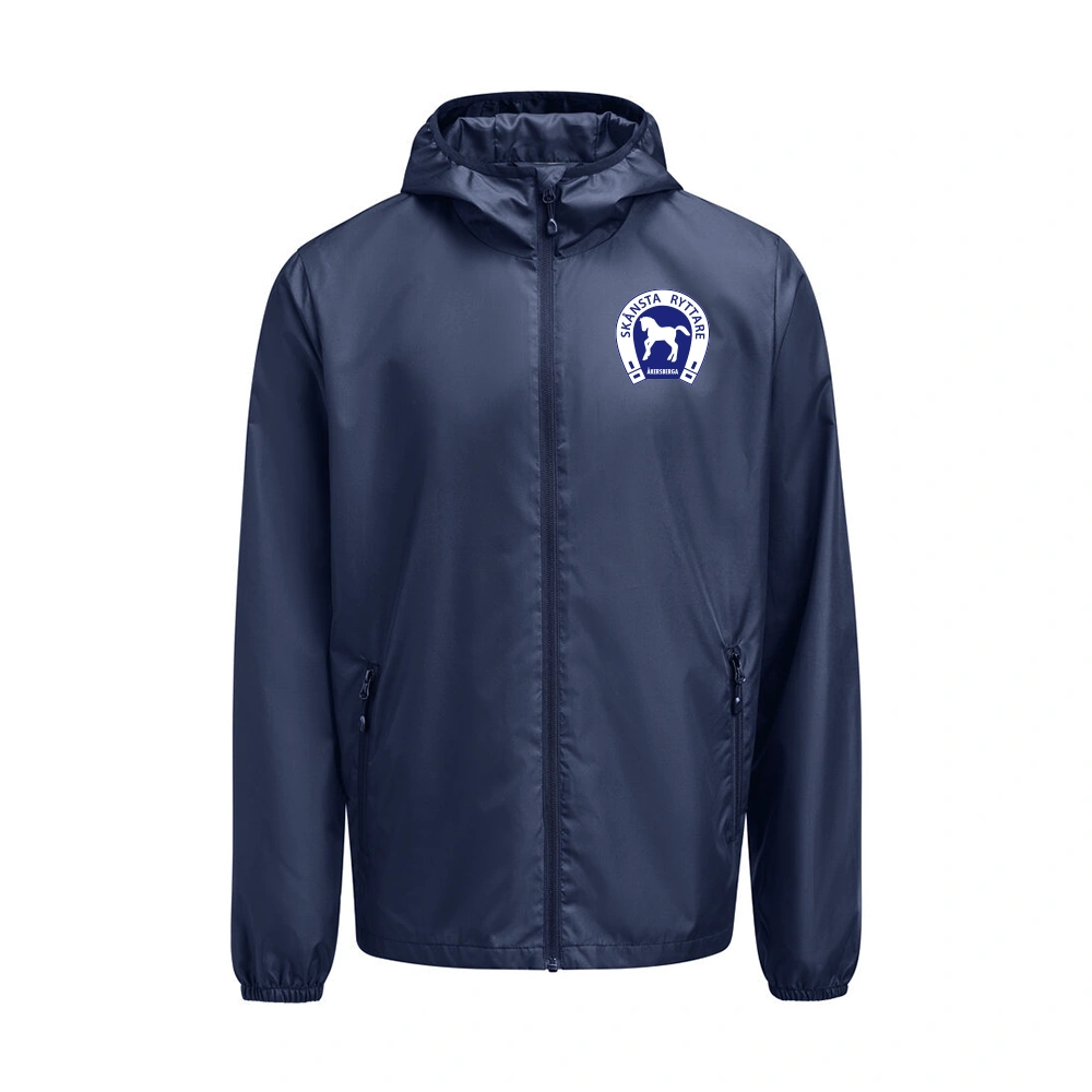 Printer Grab Windbreaker Navy